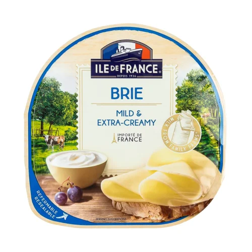 Tranches de brie fines et crémeuses 150g - ILE DE FRANCE