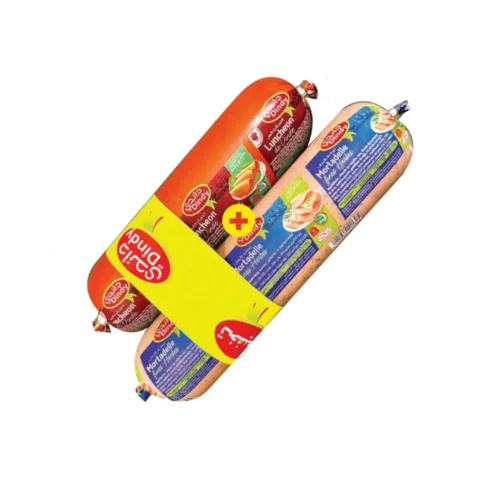 Luncheon 300g + Mortadelle aux fines aux herbes 380g - DINDY