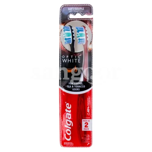 Brosse à dent souple Optic White x2 pièces - COLGATE
