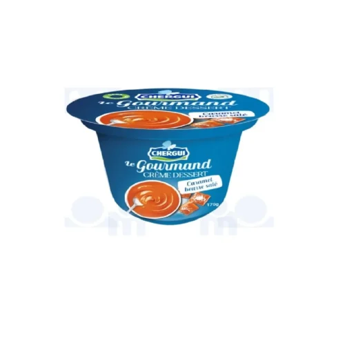 Crème dessert caramel beurre salé 170g - CHERGUI 