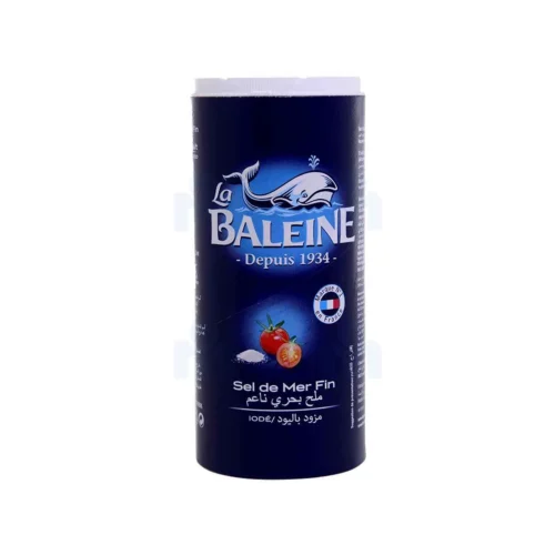 Sel de mer fin iodé 600g - LA BALEINE