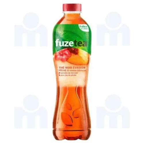Fuzetea Ice tea pêche saveur hibiscus 1,25L