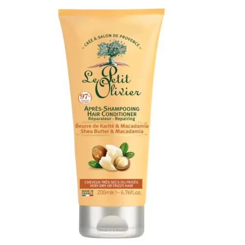 Après-shampooing beurre de karité et macadamia 200ml - LE PETIT OLIVIER