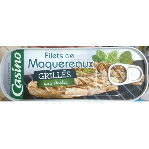 Filets de maquereaux grillés aux herbes aromatiques 145g - CASINO