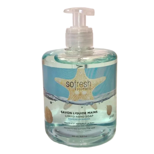 Savon liquide mains fraicheur marine 500ml - SOFRESH