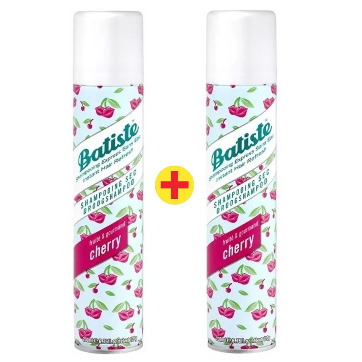 Shampoing sec Cherry Cerise 200ml 1+1 gratuit - BATISTE