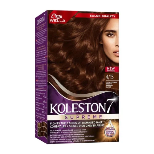 Coloration marron glacé Wella 4/15 - KOLESTON