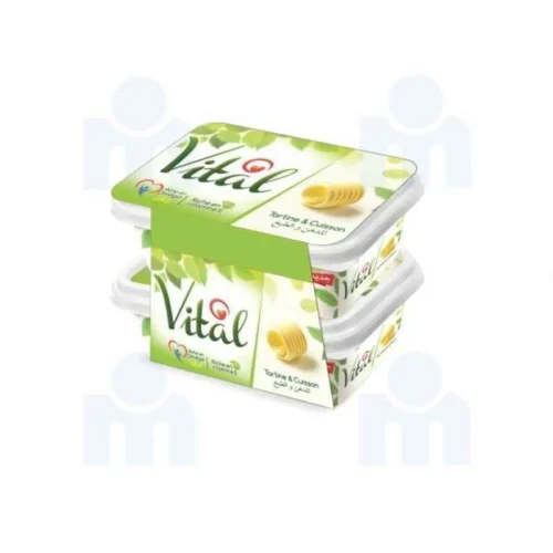 2 barquettes de margarine tartine & cuison x200g - VITAL