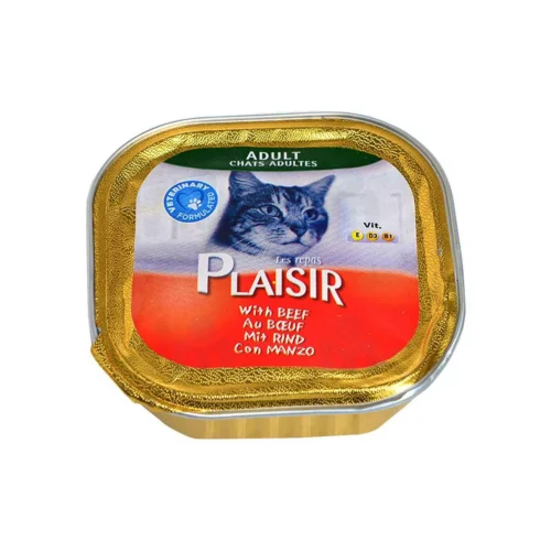 Pâté pour chat au bœuf 100g - LES REPAS PLAISIR