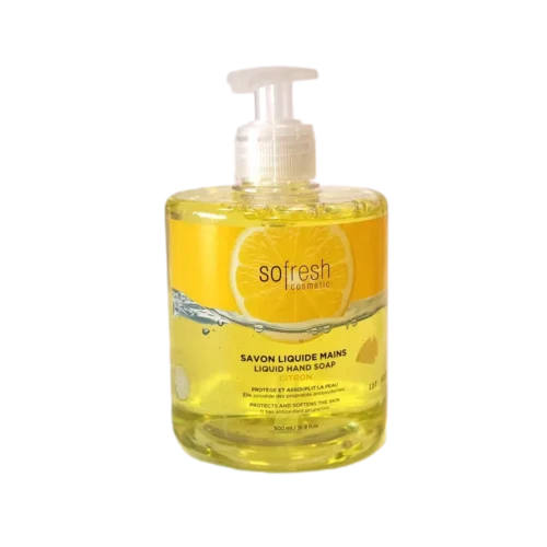 Savon liquide mains citron 500ml - SOFRESH