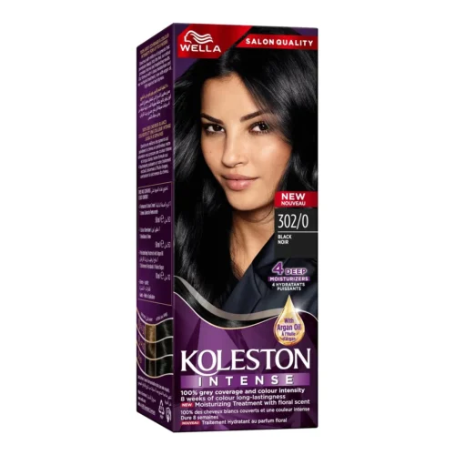 Coloration intense noir Wella 302/0 - KOLESTON