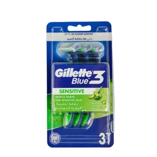 Rasoir Blue 3 sensitive x3 unités - GILETTE