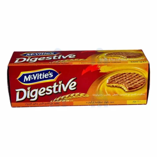 Biscuits Digesgive au chocolat et au caramel 300g - MC VITIE'S
