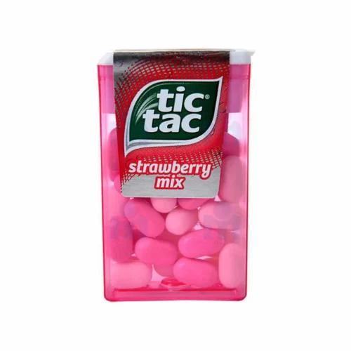 Bonbons saveur mélange de fraises 16g - TIC TAC