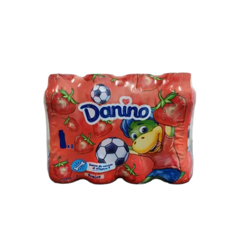Yaourt à boire fraise Pack 6x130g - DANINO