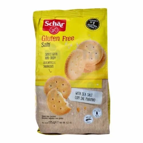 Biscuits crackers sel de mer sans gluten 175g - SCHÄR
