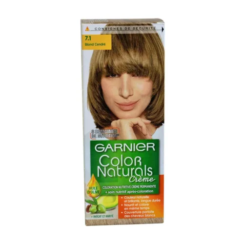 Coloration cheveux 7.1  blond cendré  - GARNIER COLOR NATURALS
