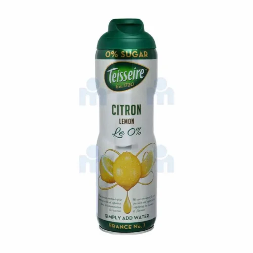Teisseire Sirop de citron sans sucre 60cl
