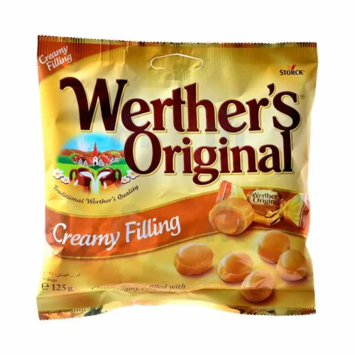 Bonbons au caramel fourrés à la crème caramel 125g - WERTHER'S