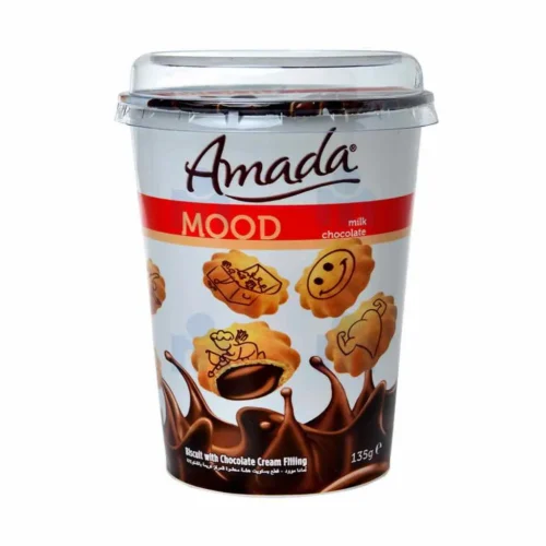 Biscuits fourrés à la crème chocolat Mood 135g - AMADA