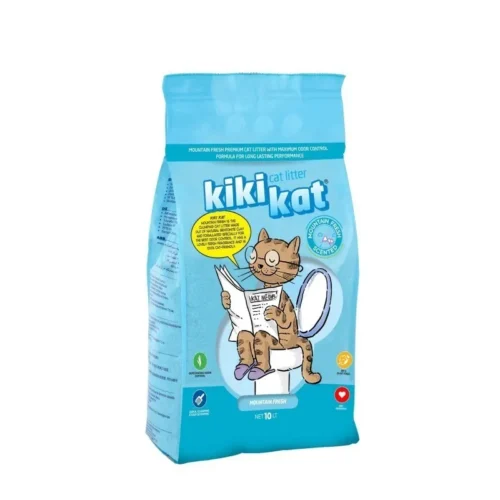 Litière mountain fresh pour chat 10L - KIKIKAT