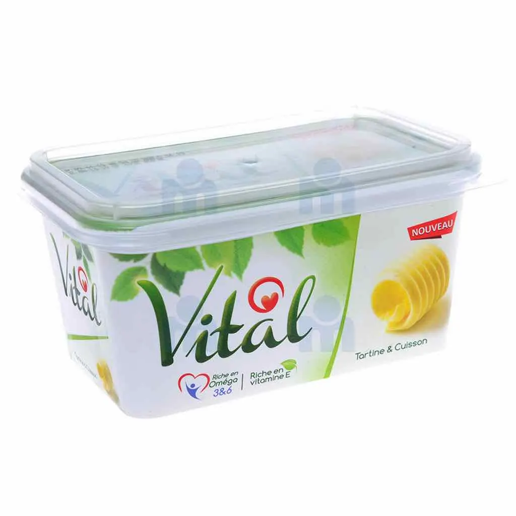 Margarine tartine et cuison en barquette 450g - VITAL