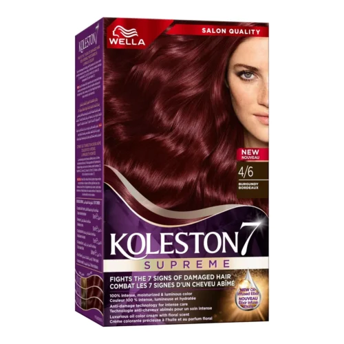 Coloration bordeaux Wella 4/6 - KOLESTON