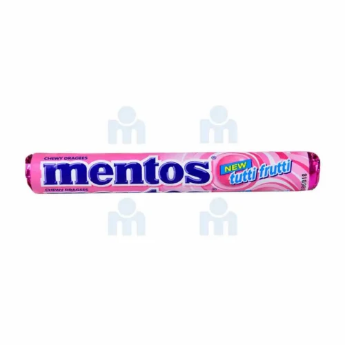 Bonbons saveur Tutti Frutti 38g - MENTOS