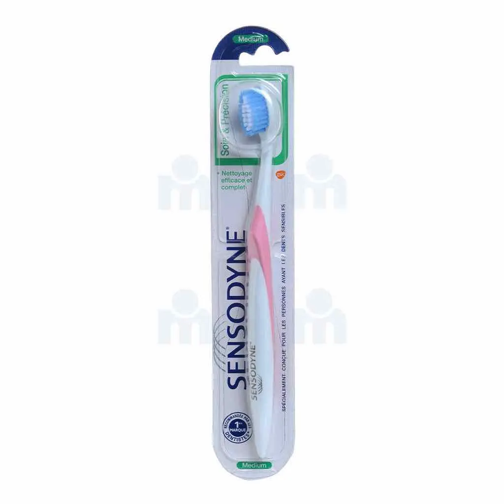 Brosse à dents soin et précision medium - SENSODYNE