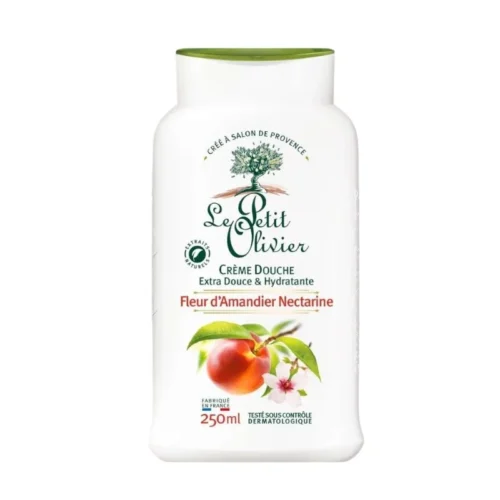 Crème de douche fleur d'amandier nectarine 250ml - LE PETIT OLIVIER