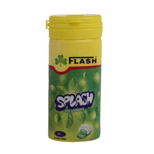 Chewing-gum fourré liquide tropical melon Splash 30g - FLASH