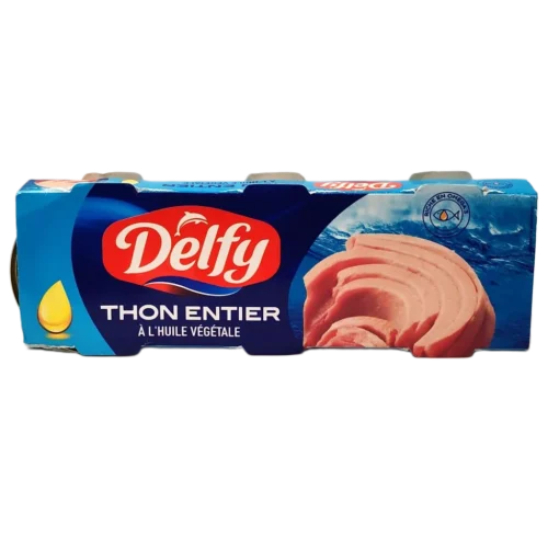 Tripack thon entier à l'huile végétale 3x85g - DELFY