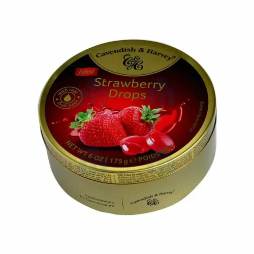 Bonbons à la fraise Strawberry Drops 175g - CAVENDISH  HARVEY
