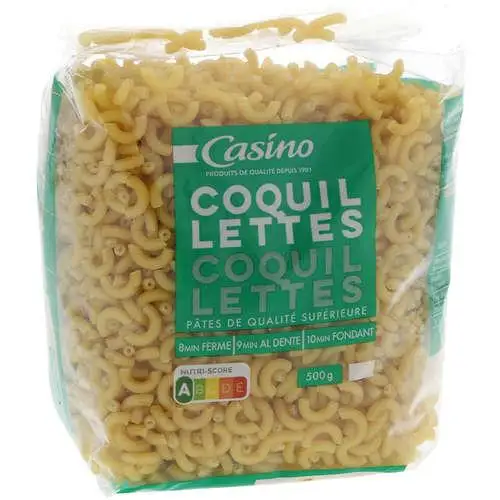 Pâte Coquillette 500g - CASINO