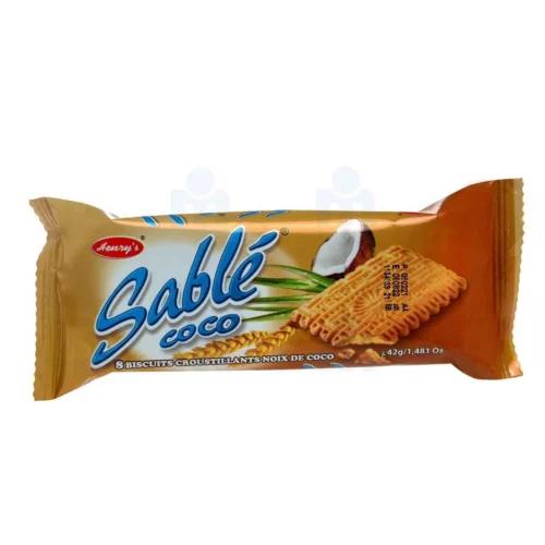Biscuits à la noix de coco Sablé 42g - HENRY S