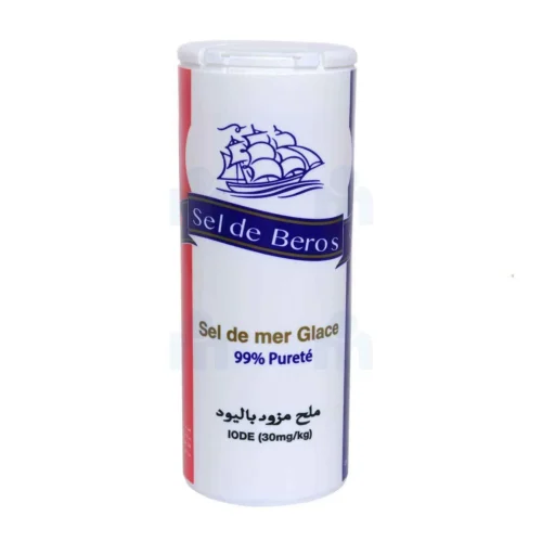 Sel de mer glace iodé 99% pureté 500g - SEL DE BEROS