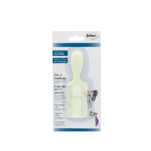 Peigne anti puce pour chien et chat 14cm - BUBIMEX