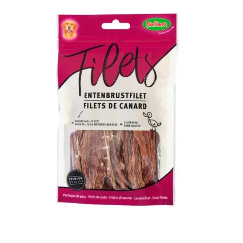 Filets de canard pour chien 70g - BUBIMEX