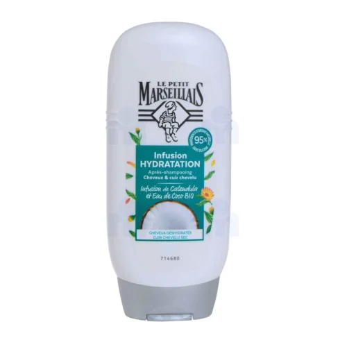 Après-shampooing infusion calendula eau de coco Bio 200ml - LE PETIT MARSEILLAIS