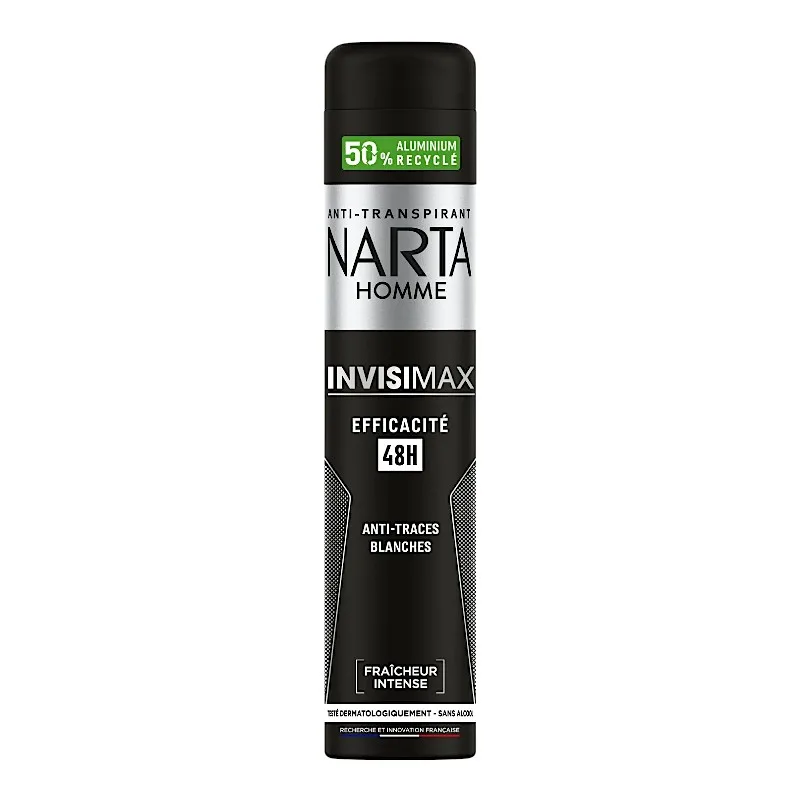 Déodorant homme invisimax anti-Traces blanches 48h 200ml - NARTA