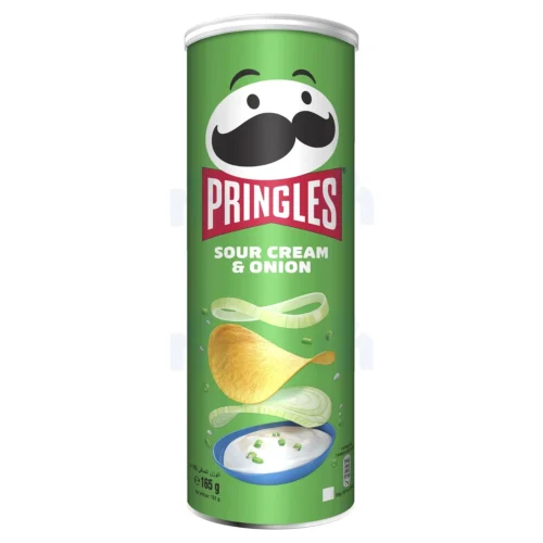 Chips en tuiles saveur crème et oignon 165g - PRINGLES