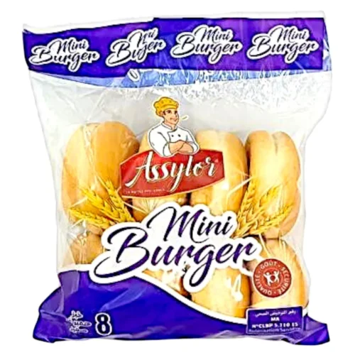 Mini burgers x8 pièces 245g - ASSYLOR