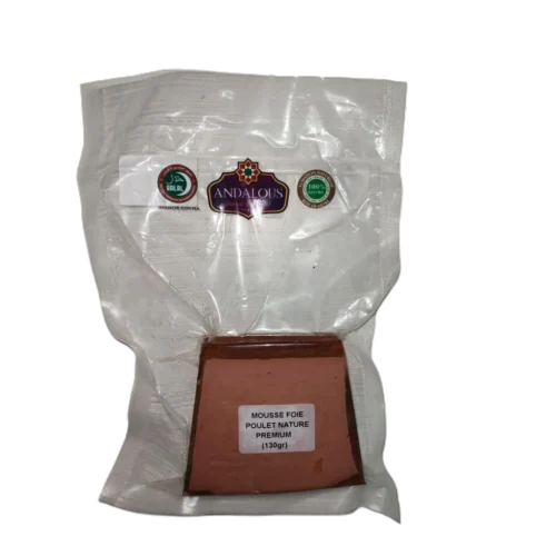 Mousse de foie nature 130g - ANDALOUS