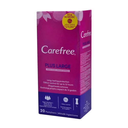 Protèges-slips plus large x20pcs - CAREFREE