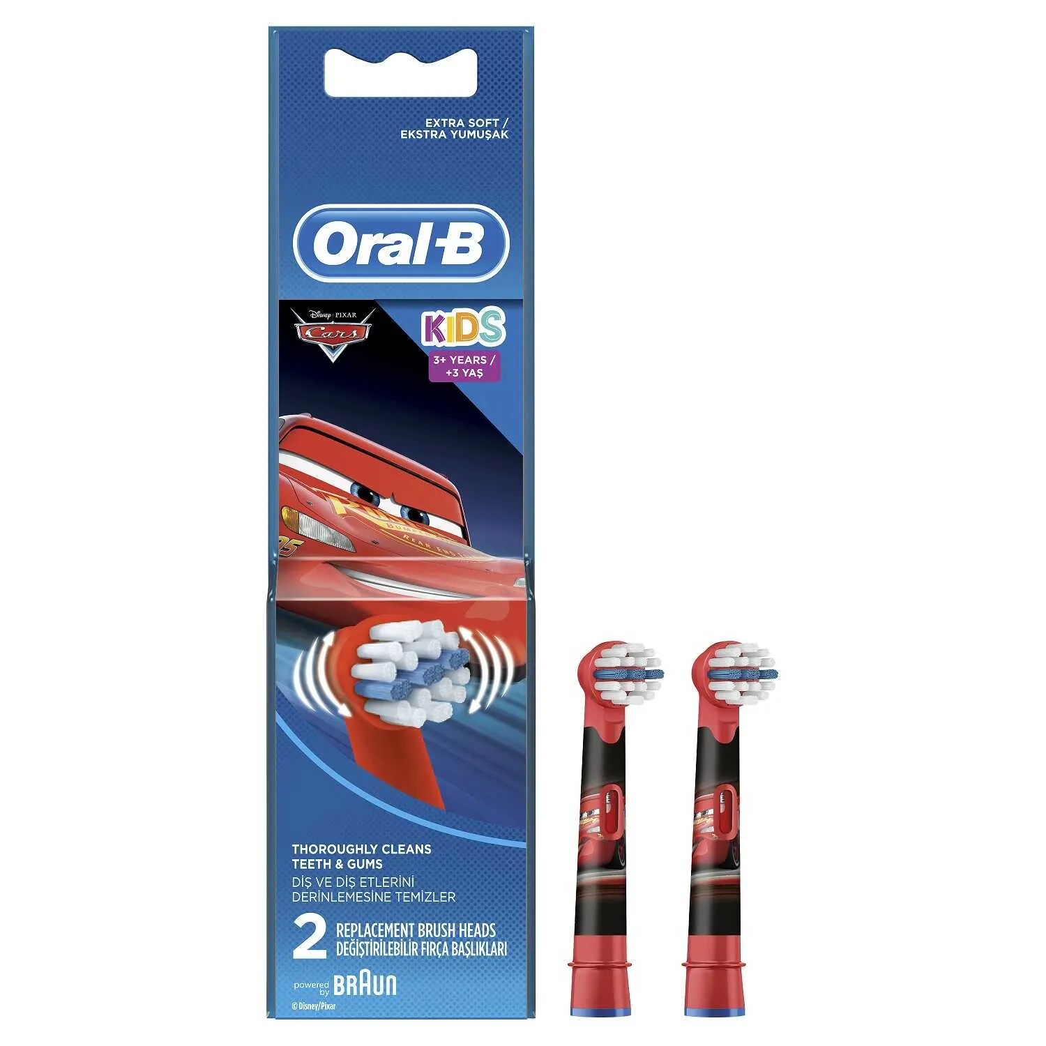Recharge brosse à dents électrique stages power mickey enfant 2pcs - ORAL-B