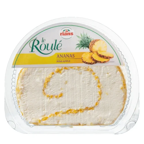 Tranche fromage Le Roulé d'ananas en barquette 125g - RIANS