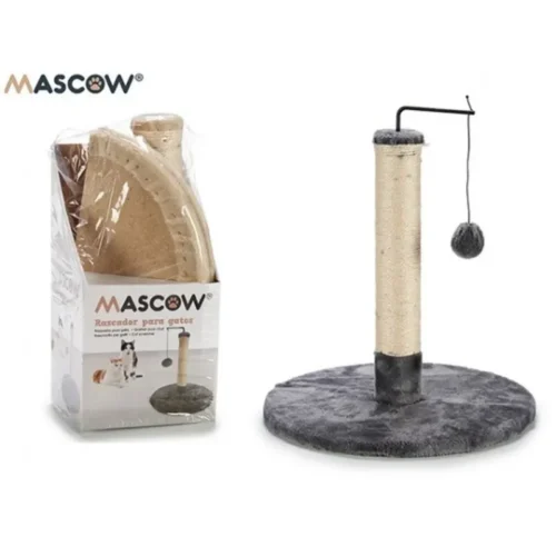 Grattoir chat avec boule grise jouet pour chat