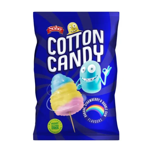 Barbe à papa rainbow 75g en sachet - SOHOSNACKS