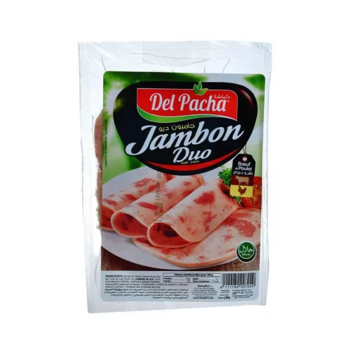 Jambon duo bœuf et poulet 80g - DEL PACHA