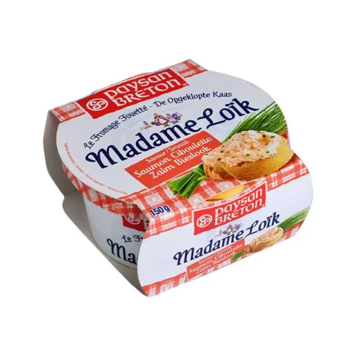 Fromage fouetté saumon & ciboulette Madame Loïk 150g - PAYSAN BRETON
